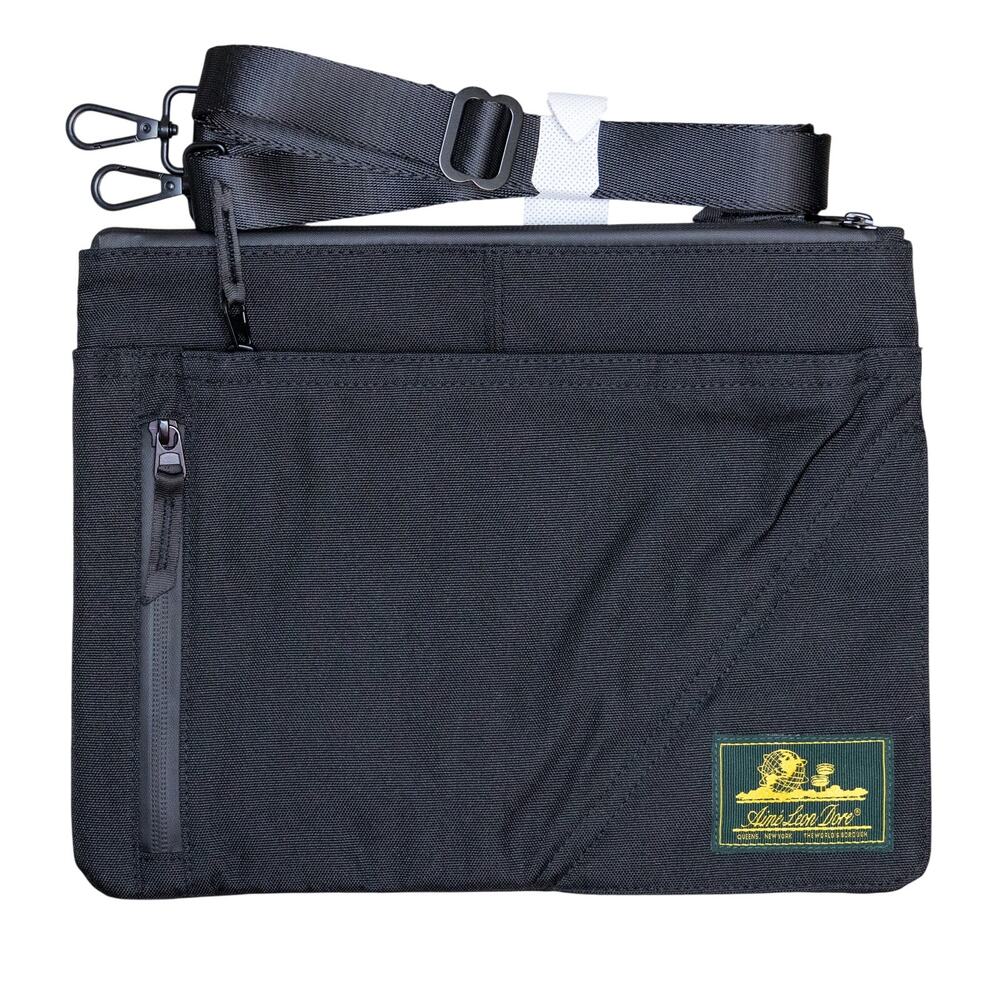 Aime Leon Dore ALD Nylon Unisphere Utility Crossbody Pouch Black
